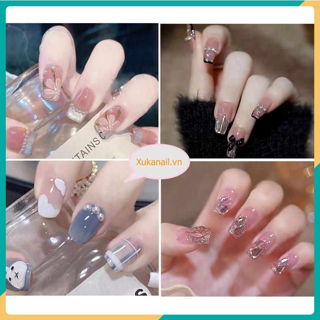 Móng tay giả kèm keo 24 móng đẹp làm nail