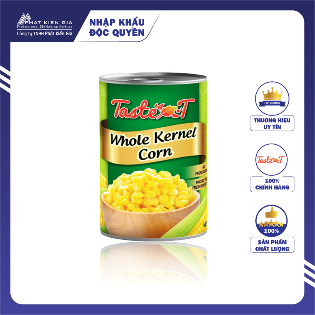 Bắp Hạt Đóng Hộp Taste-T 420g