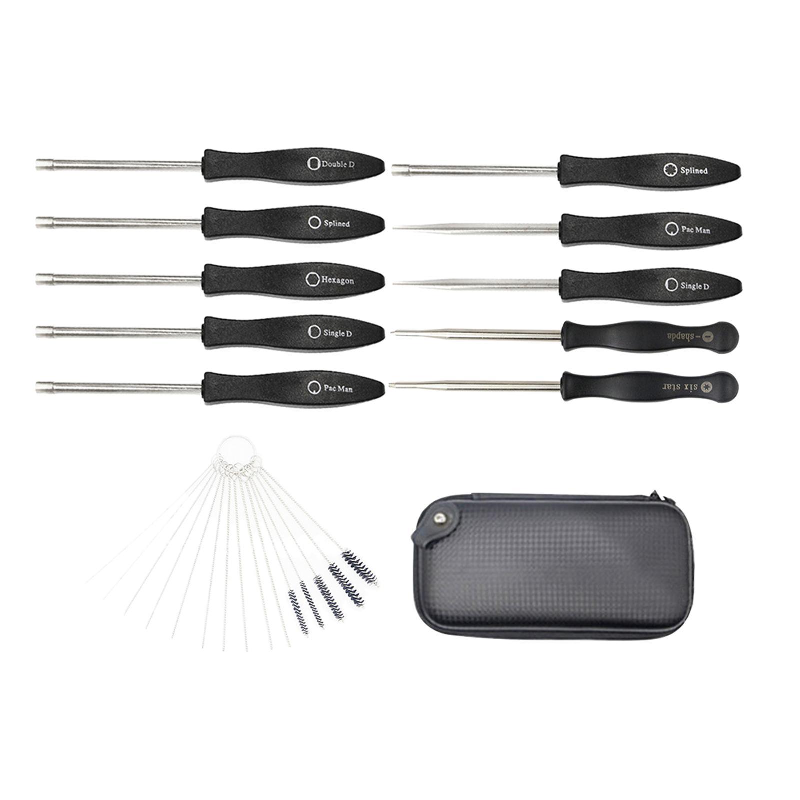 10 Pieces Carburetor Screwdriver Set with Clean Brush for Trimmer