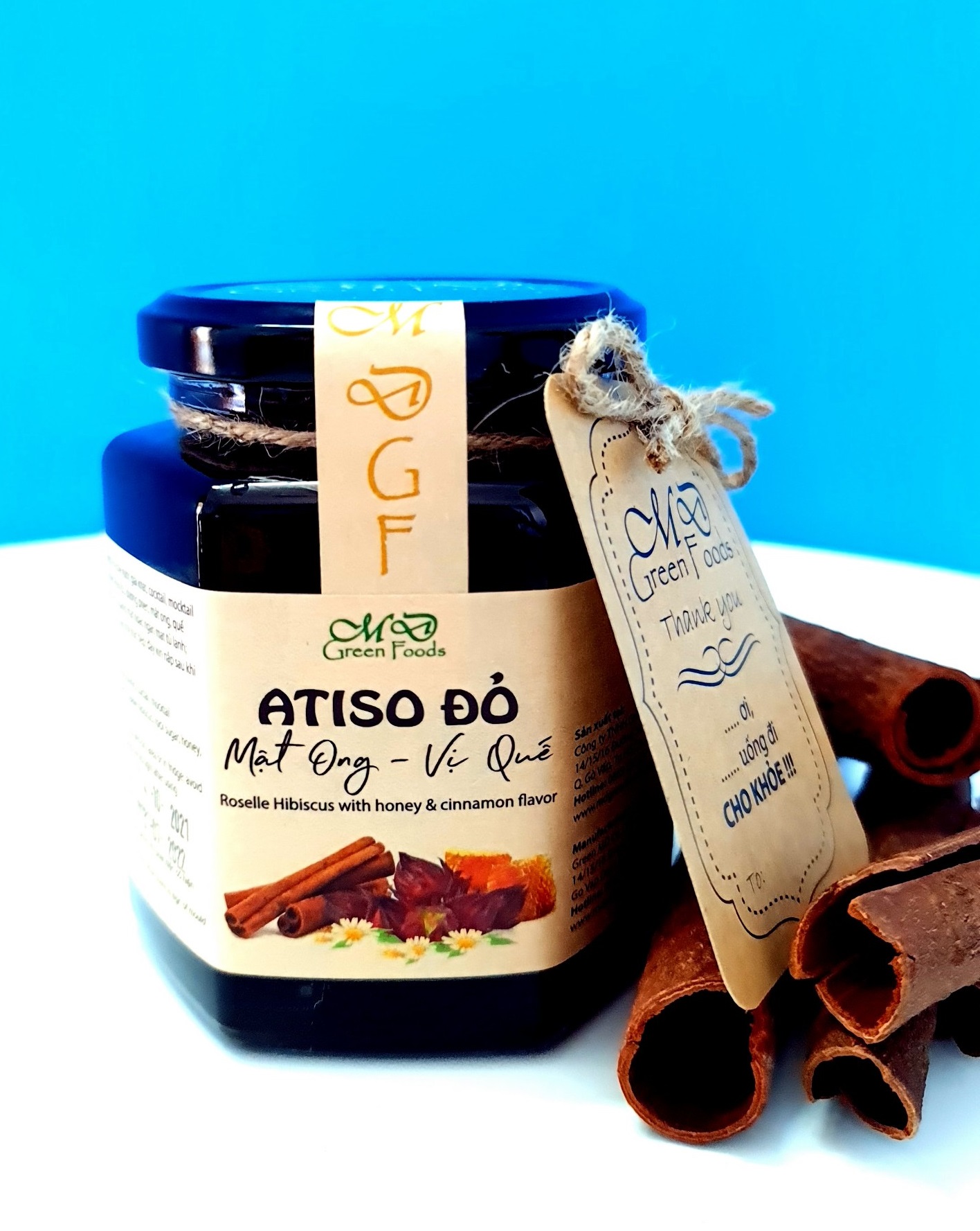 [Combo] Atiso đỏ mật ong vị quế &amp; Trà hoa đậu biếc