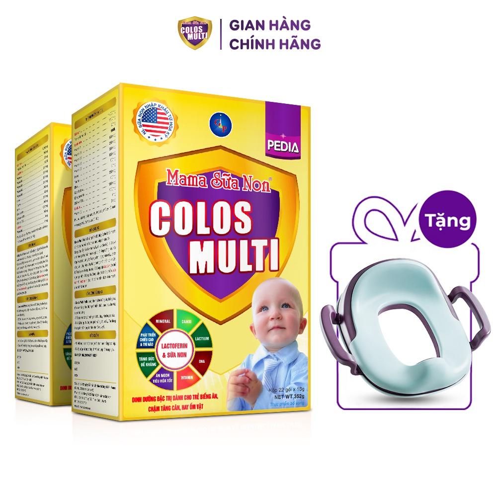 Combo 2 hộp sữa bột cho bé Colosmulti 350g - 450g [Quà Tặng bệ ngồi vệ sinh]