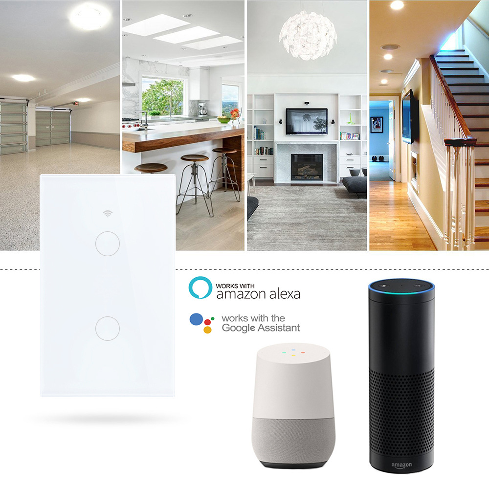 Công Tắc Thông Minh TUYA Smart Life - Công tắc điện thông minh âm tường chuẩn US