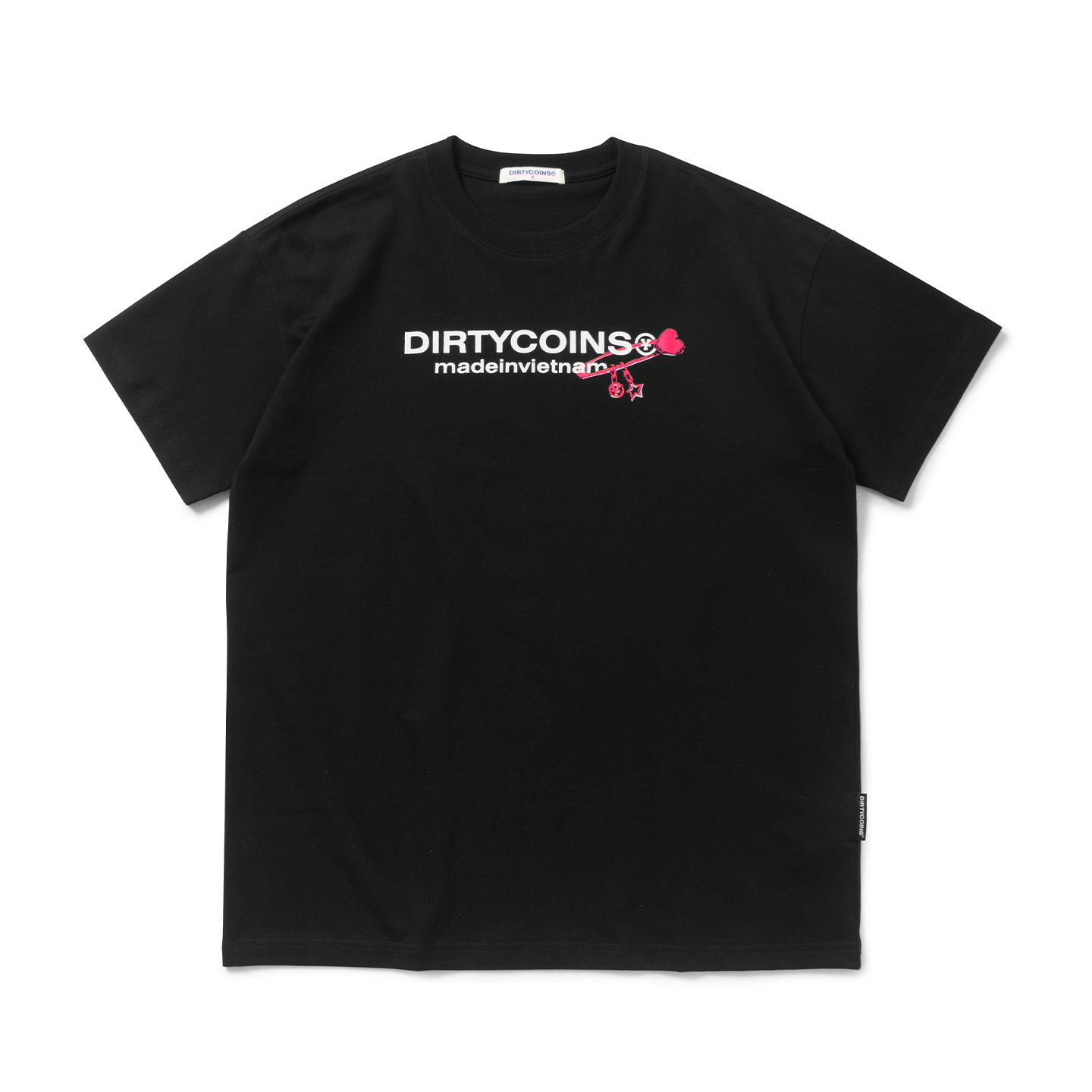 Áo Thun DirtyCoins Internet Friends Relaxed T-shirt - Black