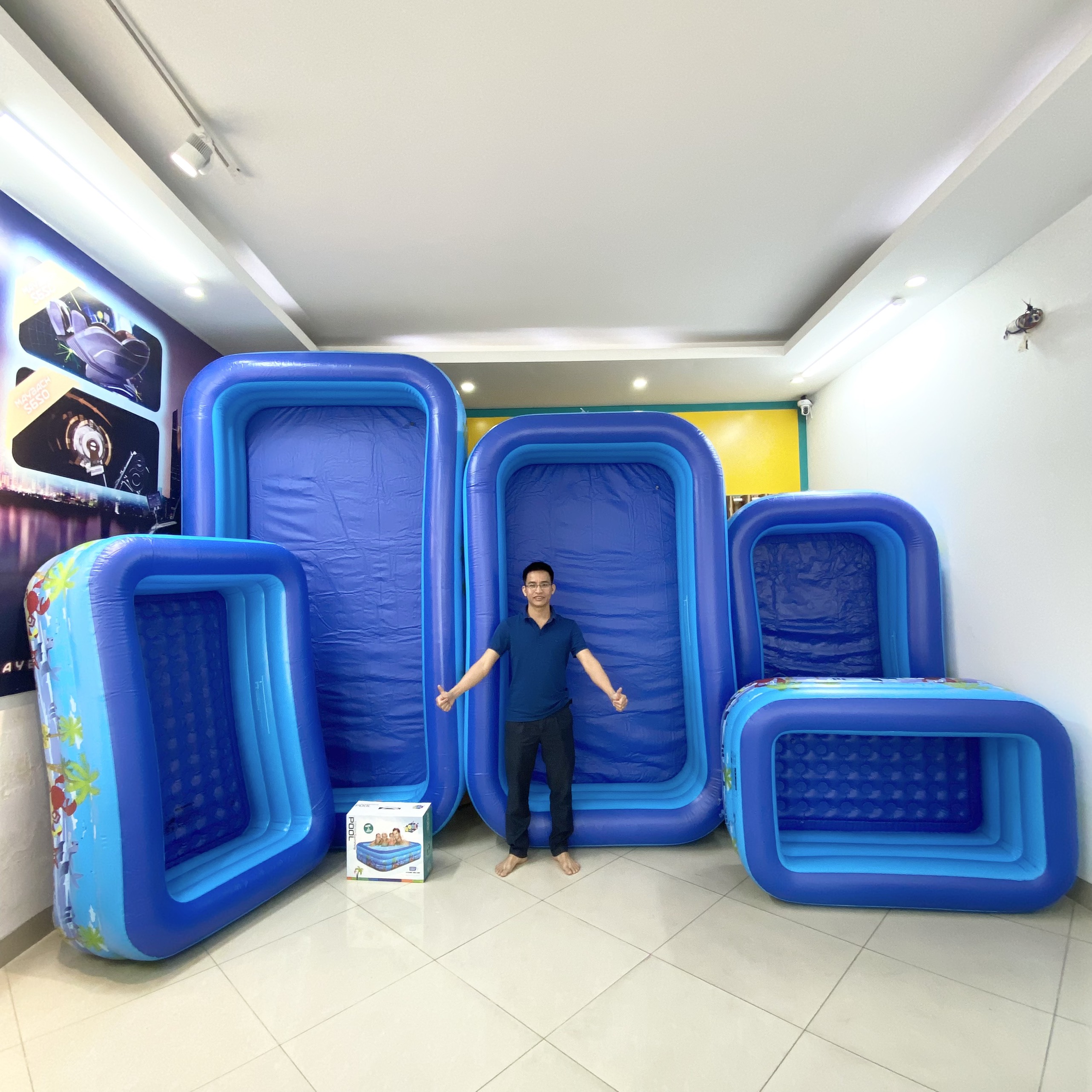 Bể bơi phao gia đình YOYO KT 255*165*60CM