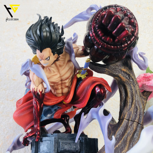 Mô hình luffy snakeman gear 4 có đen led Siêu đẹp