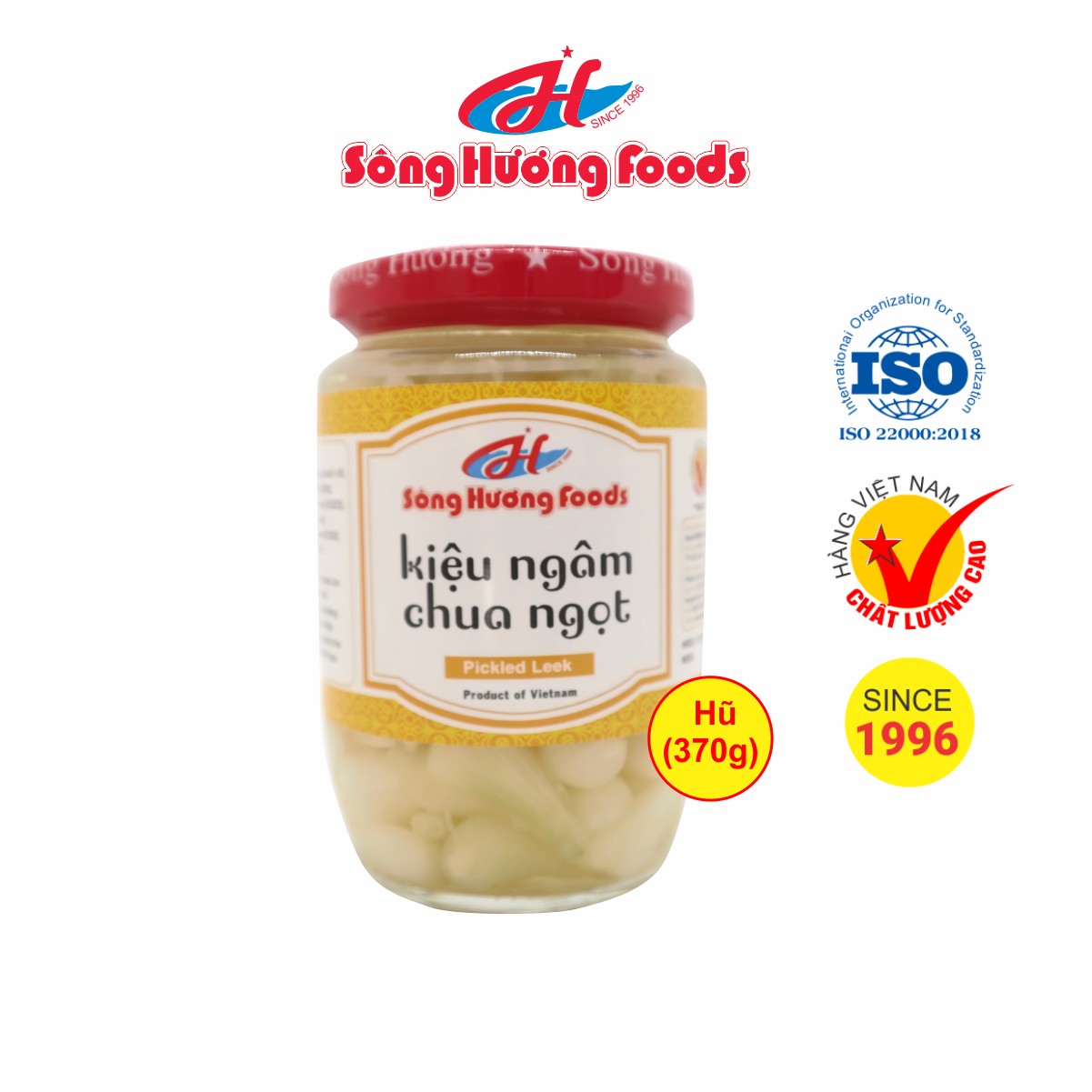 Củ Kiệu Ngâm Chua Ngọt Sông Hương Foods Hũ 370g