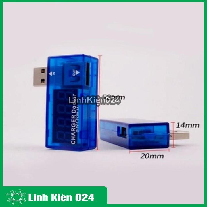 Test điện thoại, sạc dự phòng - USB đo dòng đo áp V1