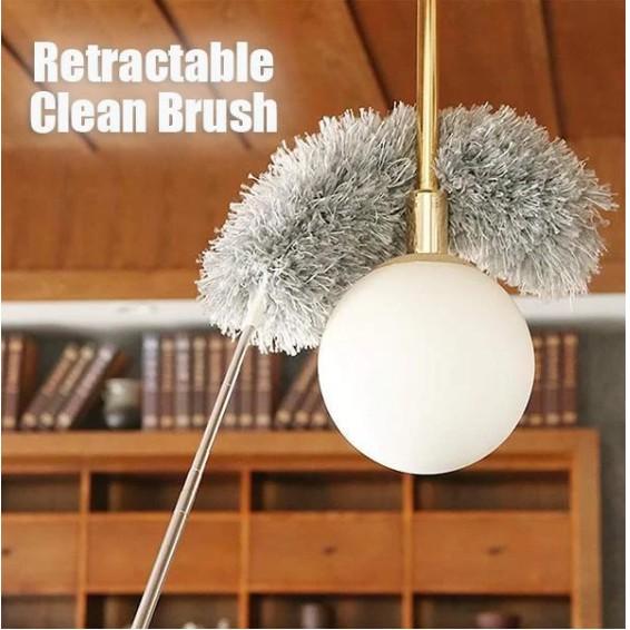 Cây Bông Lau Làm Sạch Bụi Mọi Góc Thu Gọn Kéo Dài - Retractable Clean Soft Brush - AsiaMart