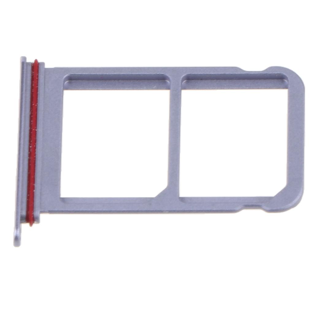 2 Pieces Dual SIM Card Slot Holder Tray Adapter Repair for Huawei P20 Pro