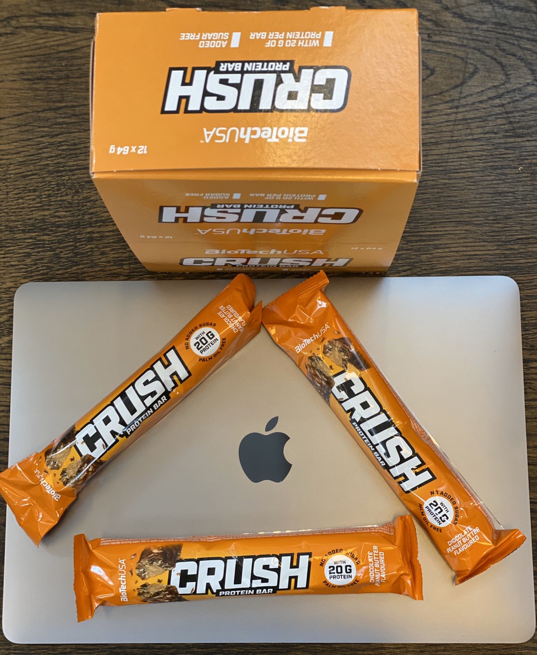 Thanh Protein Crush Bar BiotechUSA – Hộp 12 Thanh