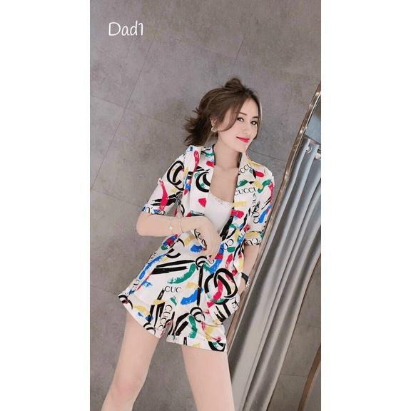 SET ĐỒ NỮ NGẮN HOẠ TIẾT CỰC XINH