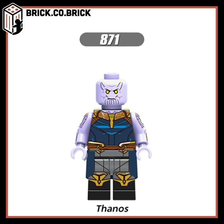 Đồ Chơi Lắp Ráp Mô Hình Super Hero minifig Siêu Anh Hùng Thanos Collector Kraglin X0193