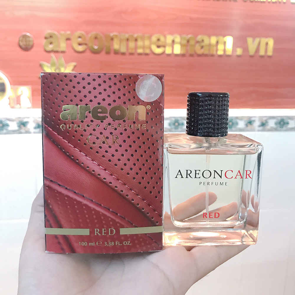 Nước hoa ô tô cao cấp AREON Car Red Perfume 100ml - NHẬP KHẨU BULGARIA