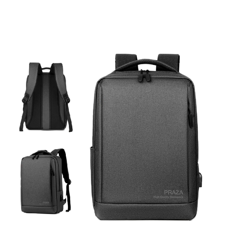 Balo Công Sở Có Cổng Sạc USB Đựng Được Laptop 15.6 inch Và Trượt Nước Cao Cấp PRAZA - BLTK198