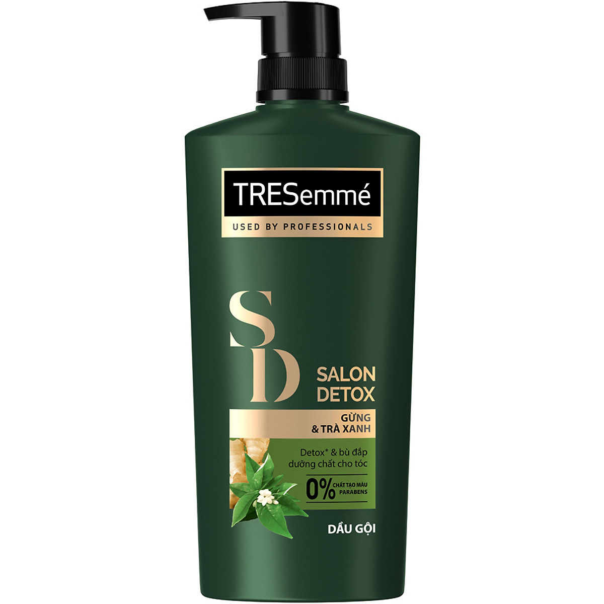 Dầu Gội Tresemmé Salon Detox Gừng Và Trà Xanh Detox Tóc Chắc Khoẻ