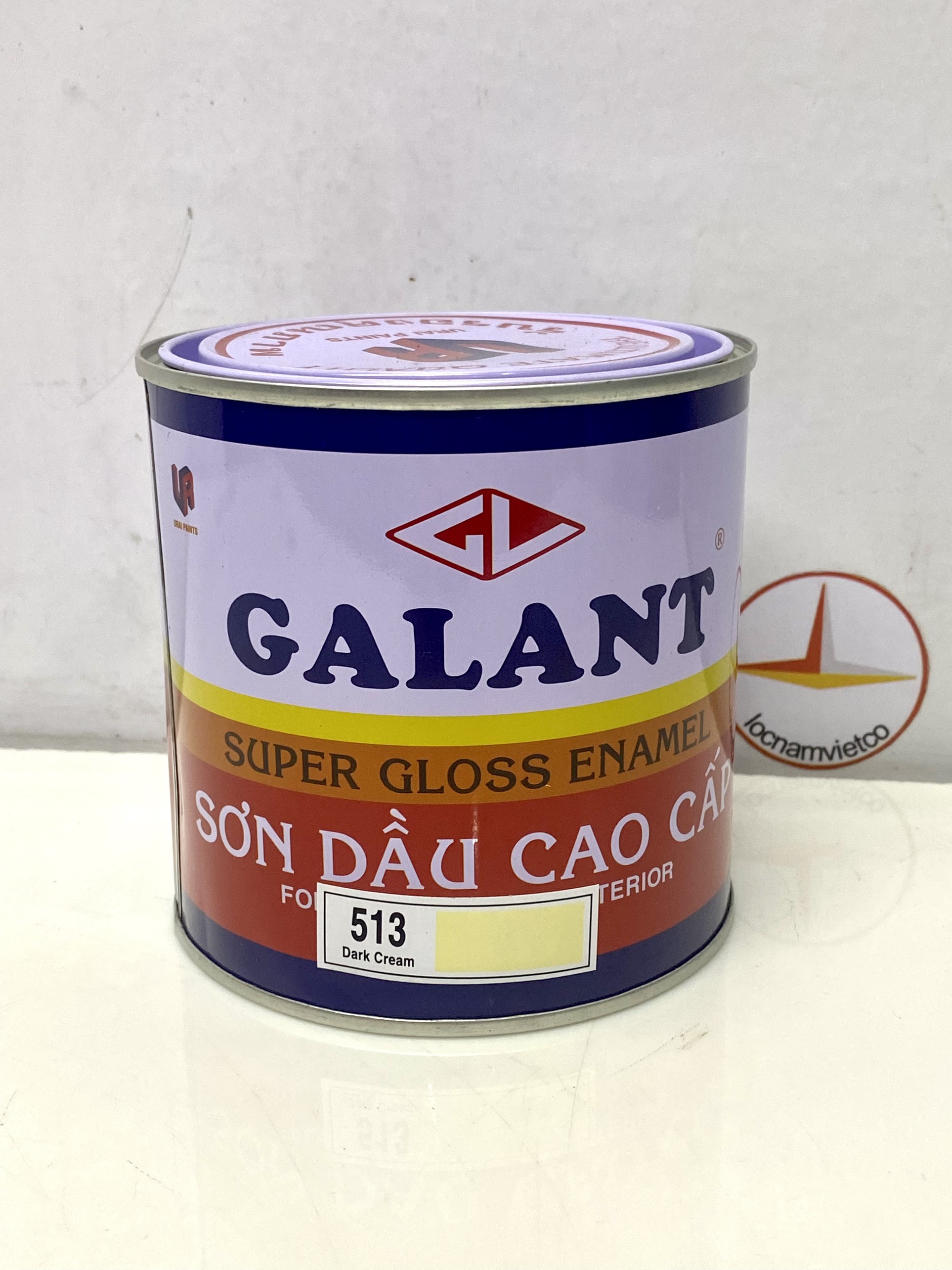 Sơn dầu Galant màu vàng Dark Cream 513 _ 0.8L