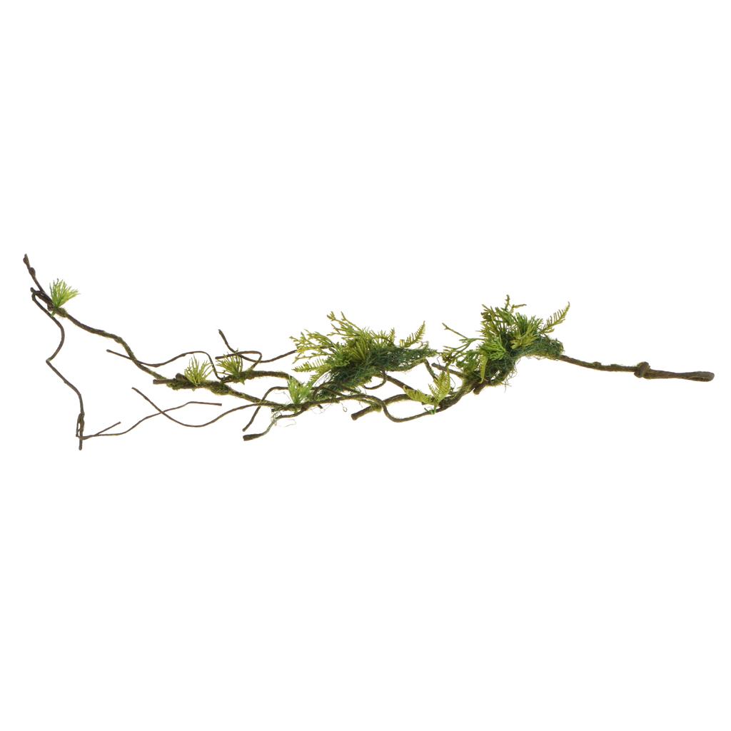 Artificial Hanging Fern Leaf Green Vine Plants Panel Garland Wall Decoration