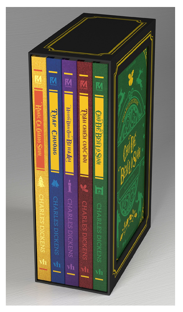 BOXSET BÌA MỀM &quot;NHỮNG CÂU CHUYỆN GIÁNG SINH&quot; của CHARLES DICKENS (5c)