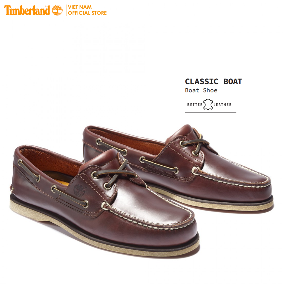 Timberland Giày Mọi Nam - Men’s Classic Leather Boat Shoe 2 Eye TB02507722