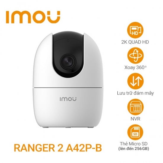 Camera Dahua DH-IPC-A42P-IMOU 4.0MP - Theo Dõi Chuyển Động Thông Minh-hàng chính hãng