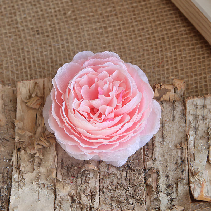 Đầu Hoa Mẫu Đơn 8CM Nhiều Cánh Trang Trí Đồ Handmade Đạo Cụ Chụp Ảnh