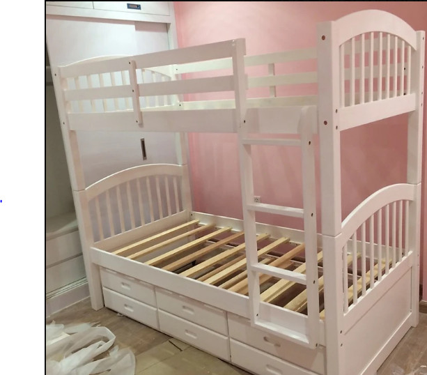 Giường 3 Tầng Tundo 1m/1m kèm ngăn kéo