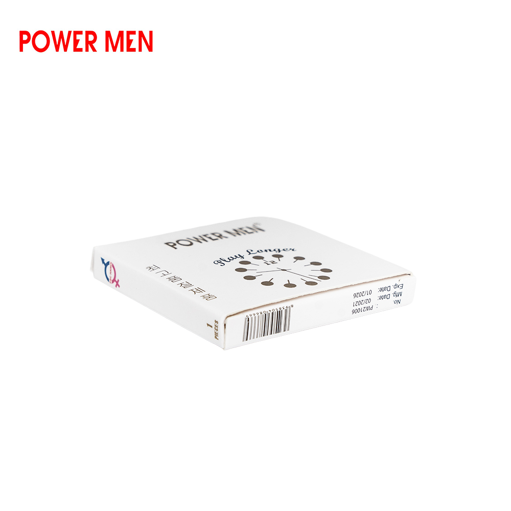 Bao cao su gân gai, kéo dài thời gian Powermen Player Longer hàng đồng hồ Hộp 9 BCS (PL9) - che tên sp khi giao hàng