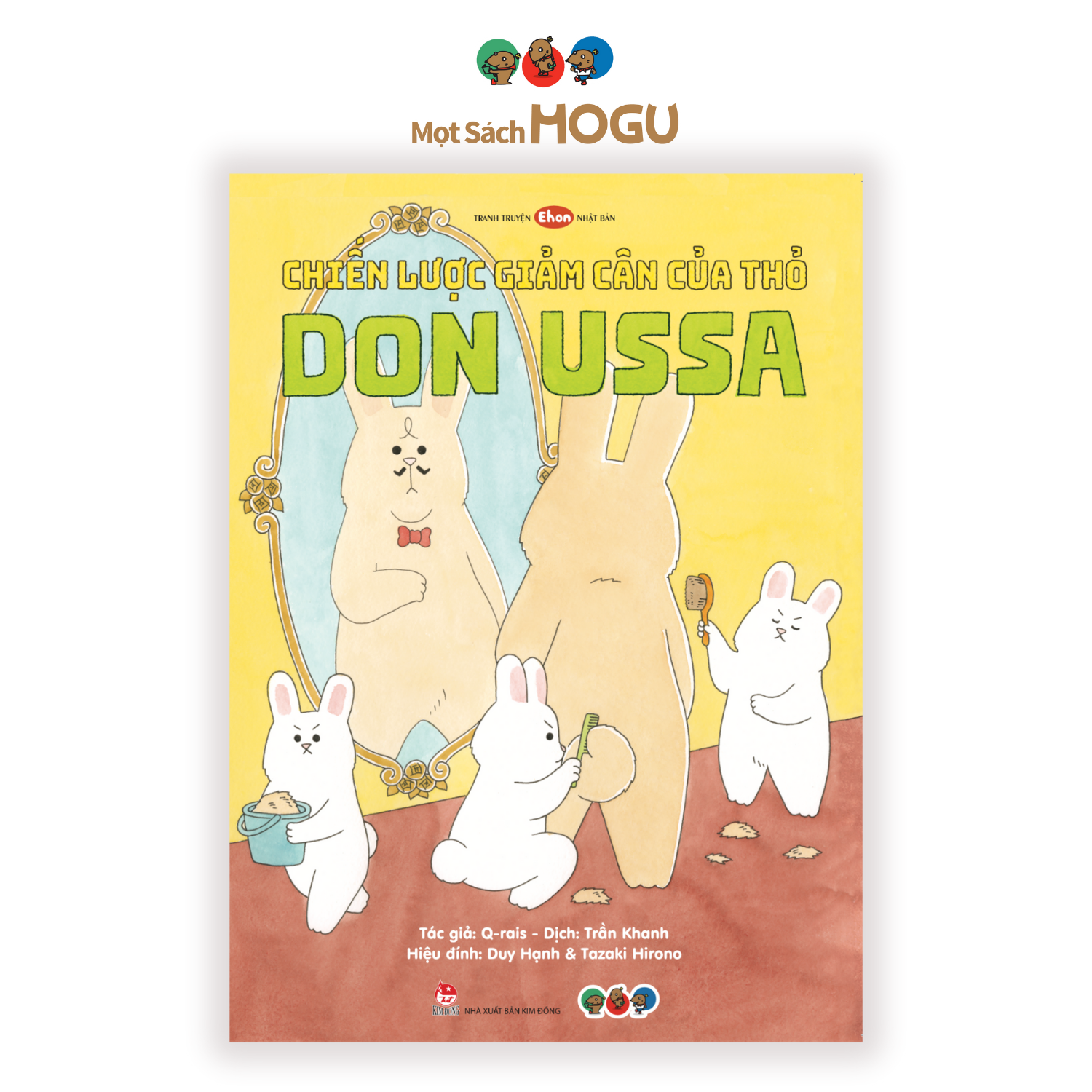 Sách Ehon Nhật Bản - Combo Thỏ Don Ussa cho bé từ 3 tuổi