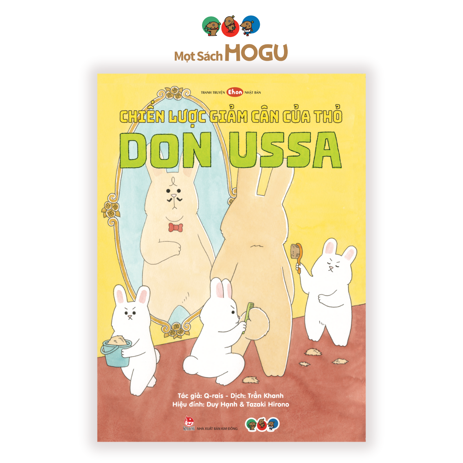 Sách cho bé từ 3 tuổi - Phát triển tư duy Chiến lược giảm cân của thỏ Don Ussa