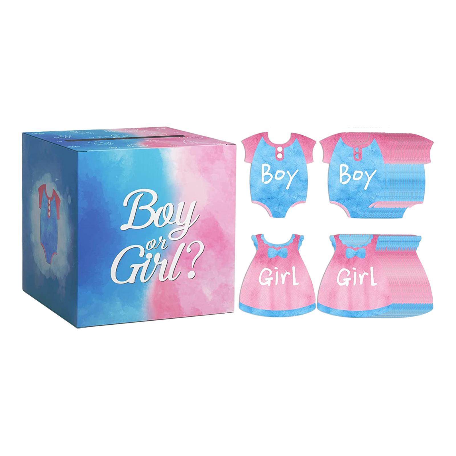 Baby Gender Reveal Voting Box Collection Box for Wedding Halloween Gift