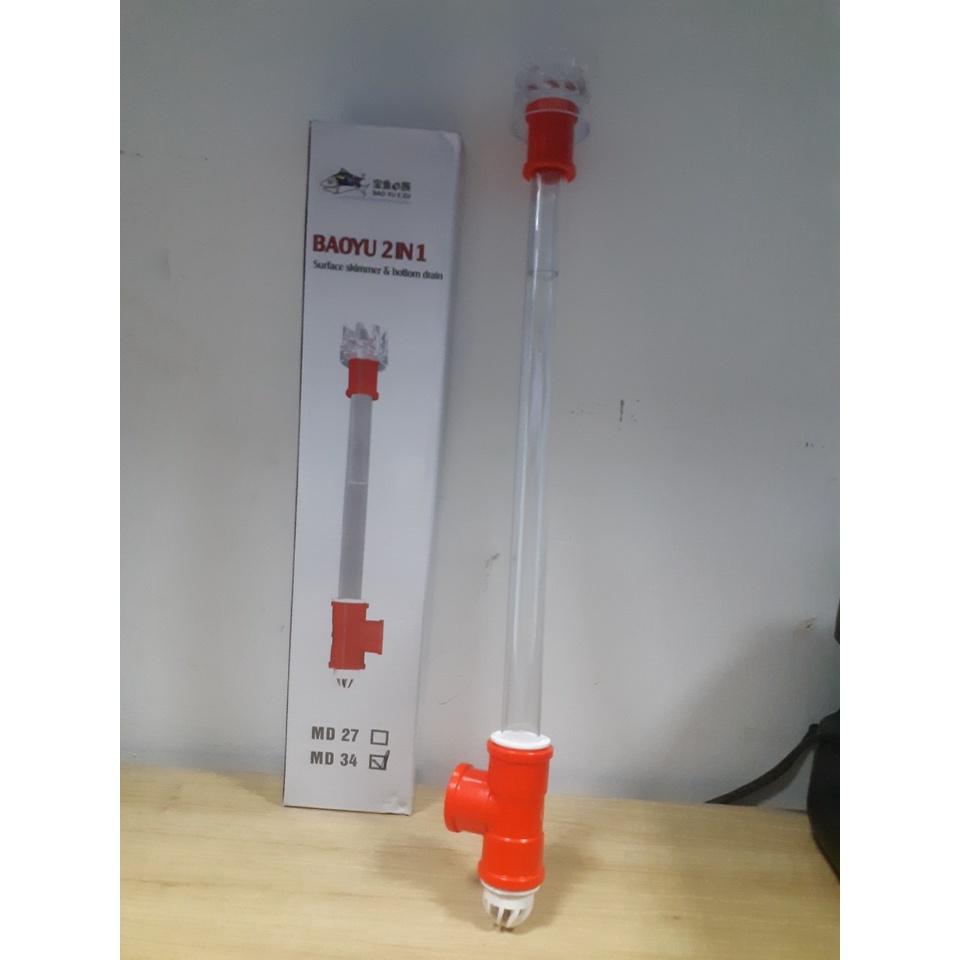 Hút mặt hút đáy BAOYO 2 IN 1 MD27; MD34