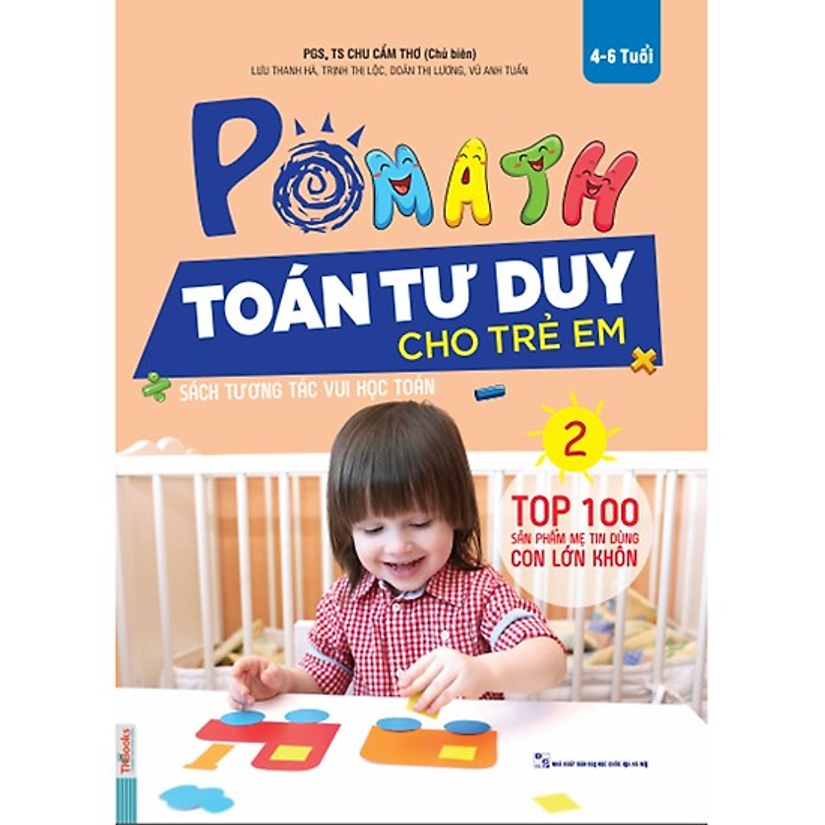 POMath - Toán Tư Duy Cho Trẻ Em 4-6 Tuổi (Tập 2)  (Tặng Bookmark độc đáo)