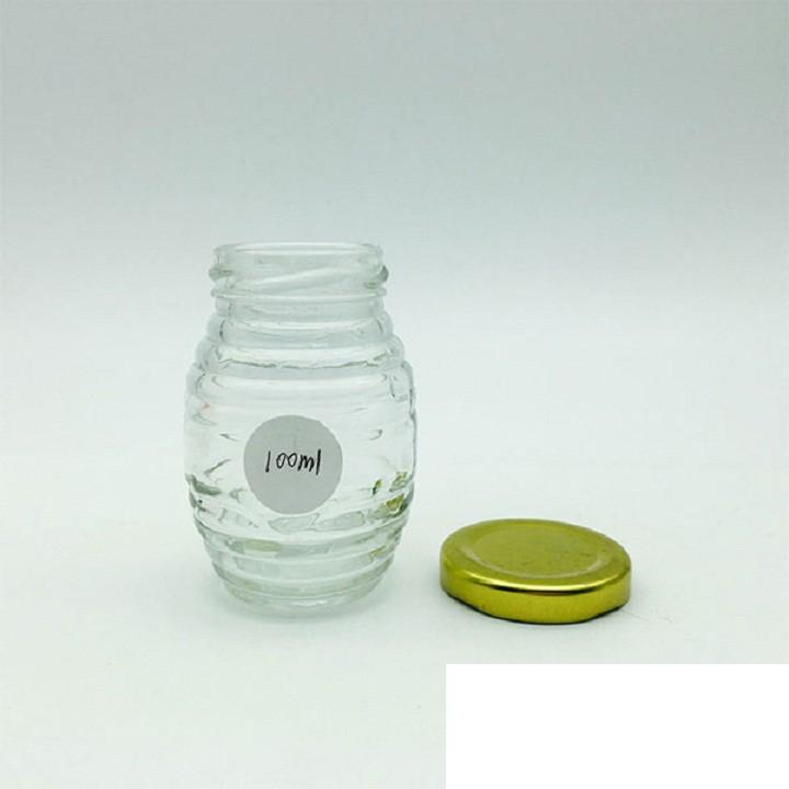 COMBO 5 HŨ THỦY TINH CON ONG NẮP THIẾC 100 ML