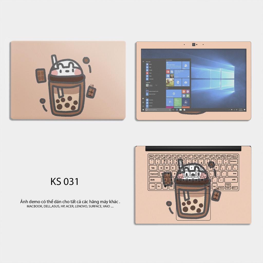 Skin Dán Laptop - Mẫu LyTrà Sữa (SK031)