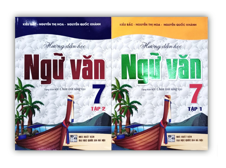 Sách - Combo Hướng Dẫn Học Ngữ Văn Lớp 7 - Tập 1 + tập 2