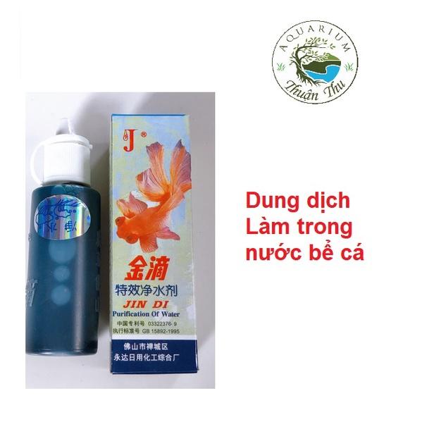 Dung dịch làm trong nước hồ cá JinDi 30ml