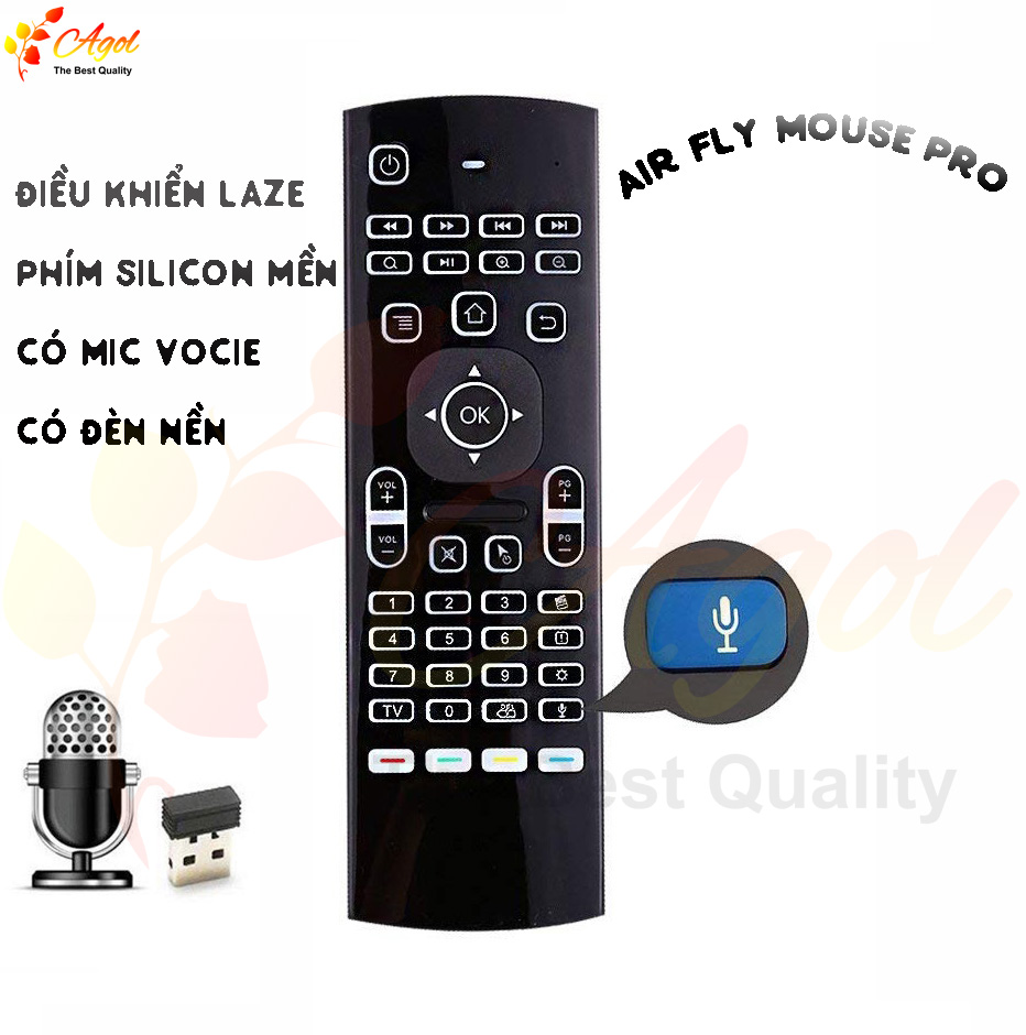 Chuột bay có voice km900V pro ,MX3L pro có đèn nền và mặt bàn phím mềm hỗ trợ mic