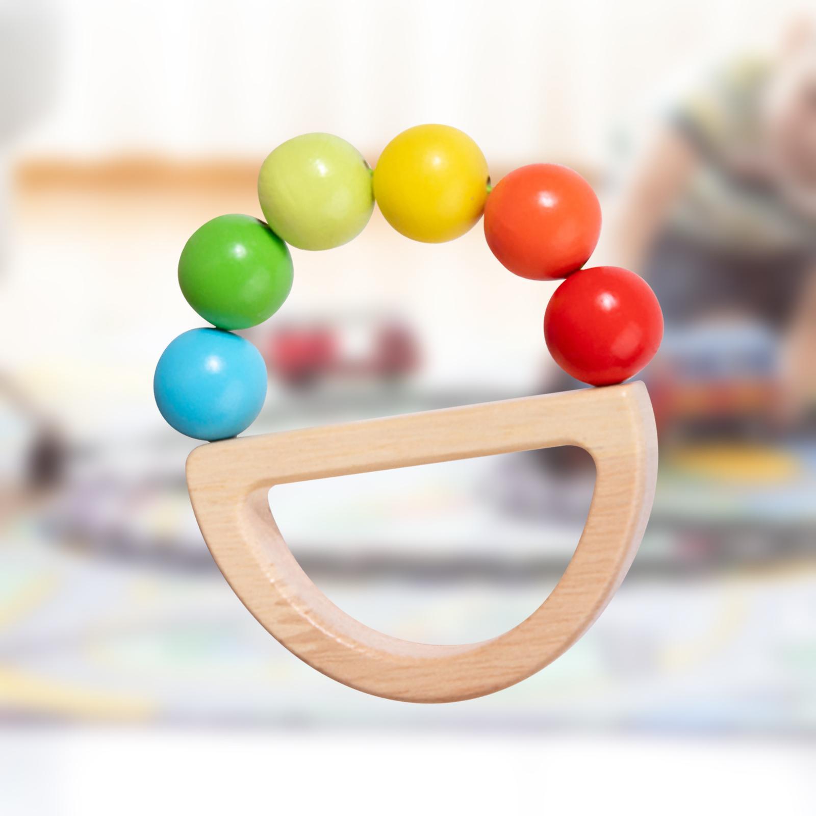 Wood rattles montessori toys enlightenment A