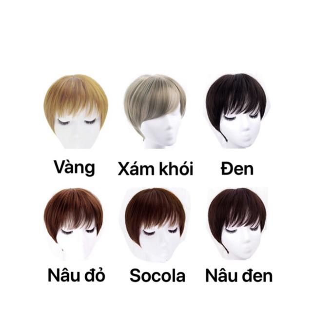 TÓC TOMBOY ĐỦ MÀU TẶNG LƯỚI TRÙM CAO CẤP