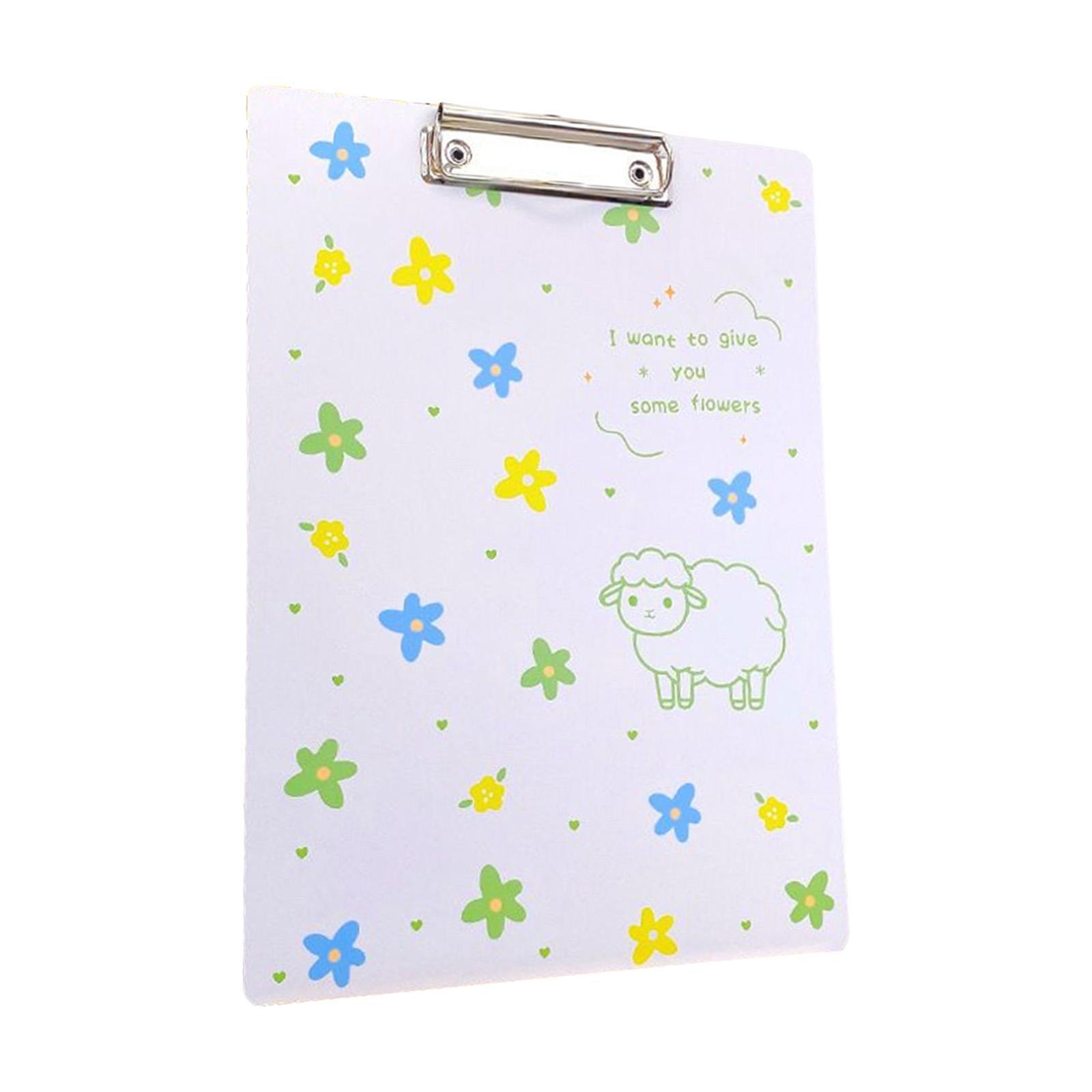 2PCS Cute Clipboard Fastener File Folders Gifts Creative for Home Office