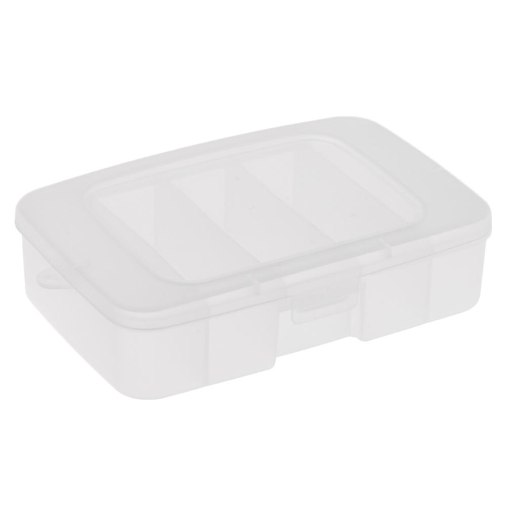 5 Compartments Waterproof Fishing Lure Bait Hook Tackle Box Storage Case