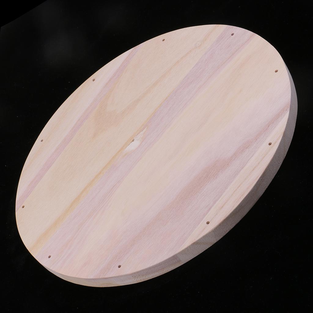 12" Wood Circle Cutouts Unfinished Blank Round Wood Cutouts Plaque DIY Craft
