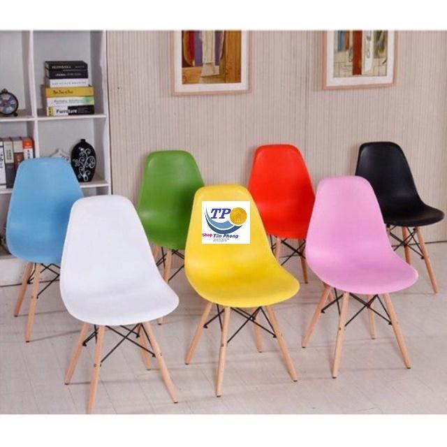 GHẾ EAMES Chân Gỗ Đan Thép Kiểu Hiện Đại Hàn Quốc