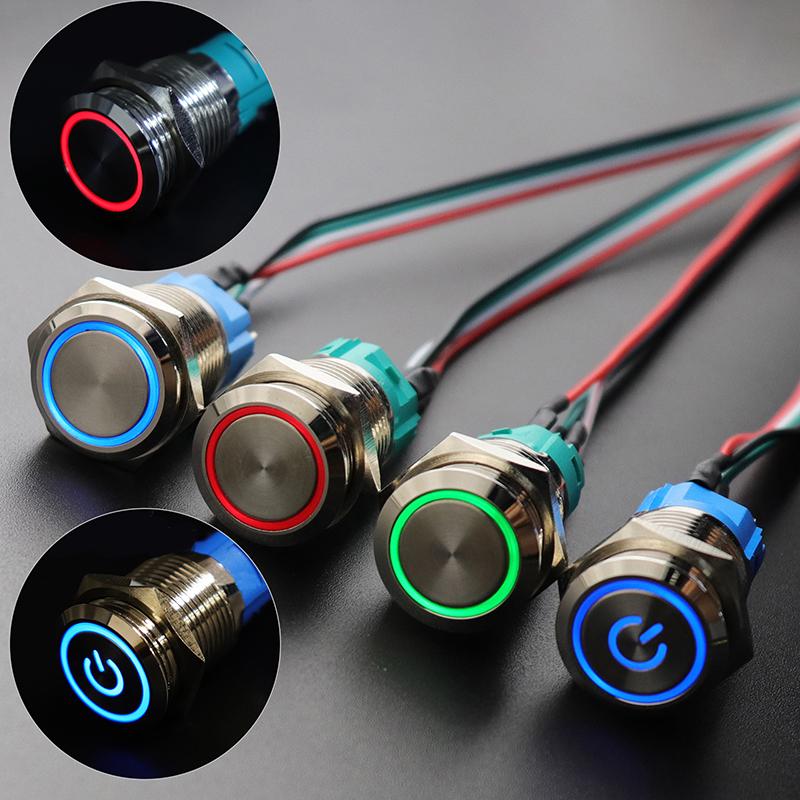 Máy chủ PC Bắt đầu Nguồn SW Công tắc nút Khởi động lại máy tính Công tắc nút SW bằng cáp Màu sắc: D2