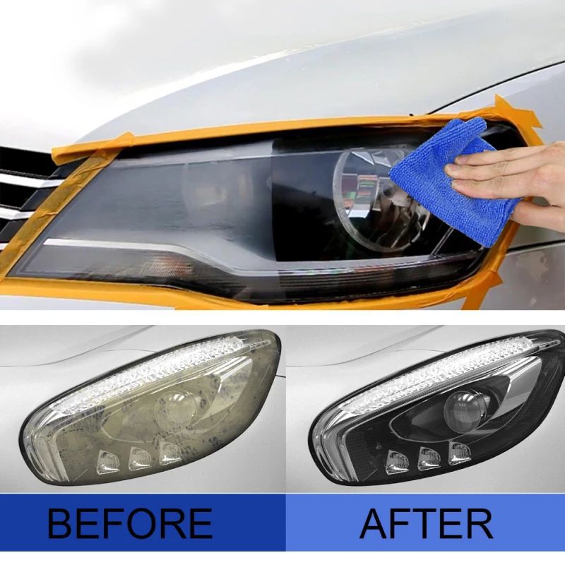 Bộ dung dịch phục hồi làm sáng bóng đèn pha xe ô tô 30ML Car Headlight Refurbishment
