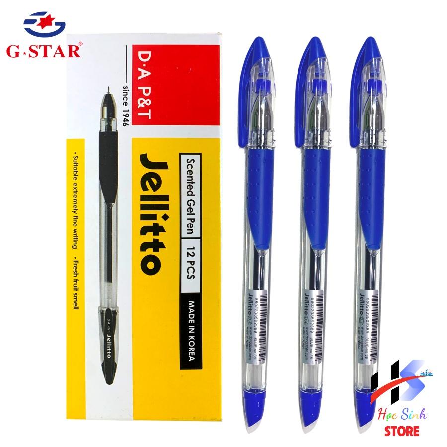 Hộp 12 Cây Bút Gel Cao Cấp Jellitto 0.4mm Hàn Quốc
