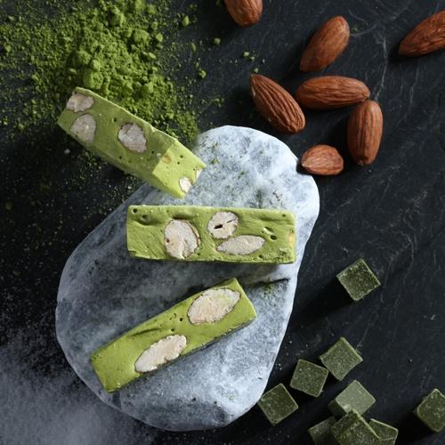 Bánh Nougat - Kẹo Hạnh Phúc Oki Oki Vị Trà Xanh Matcha, Ngọt Nhẹ Tự Nhiên Mềm Dẻo Thơm Ngon (114g/Hộp)