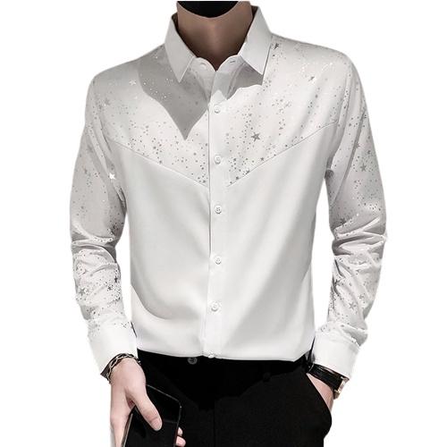 Áo Sơ Mi, Áo Sơ Mi nam in họa tiết trẻ trung, và phối màu đặc săc độc, lạ kích thích cái nhìn từ đối phương H59