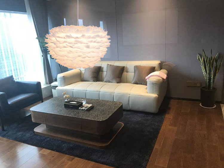 Đèn Chùm Mây lông Vũ Bắc ÂU Decor Lighting TN329 - 3 Chế Độ Ánh Sáng - KÈM 3 BÓNG LED SIÊU SÁNG - Có Video