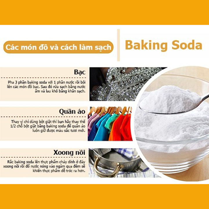 BỘT BAKING SODA - HỘP 454 gram